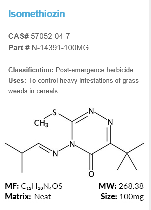 Isomethiozin Chem Service Pesticide